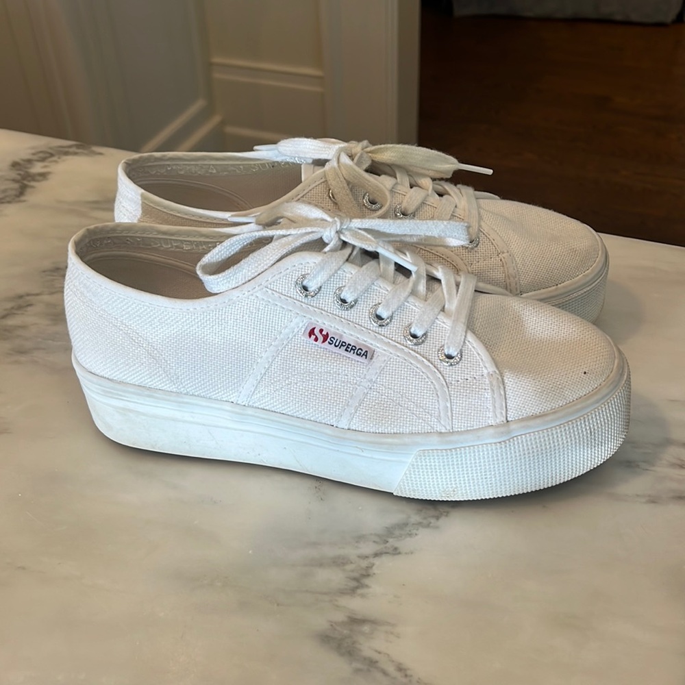 Superga platform sneakers size 38